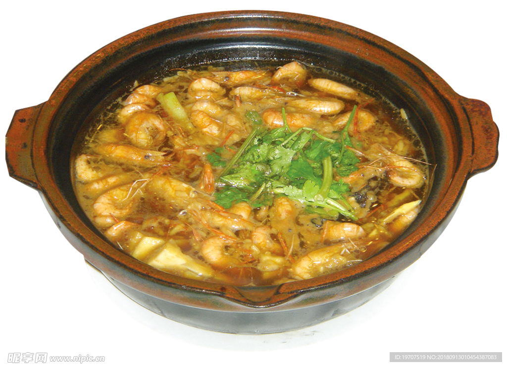 虾仁煲