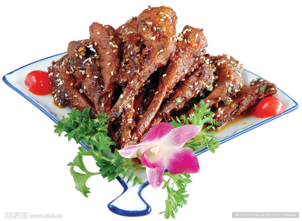 鸭下巴