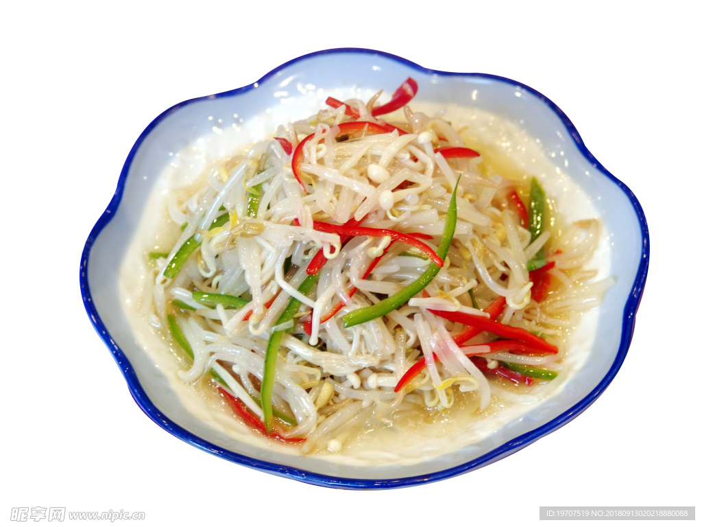 拌豆芽
