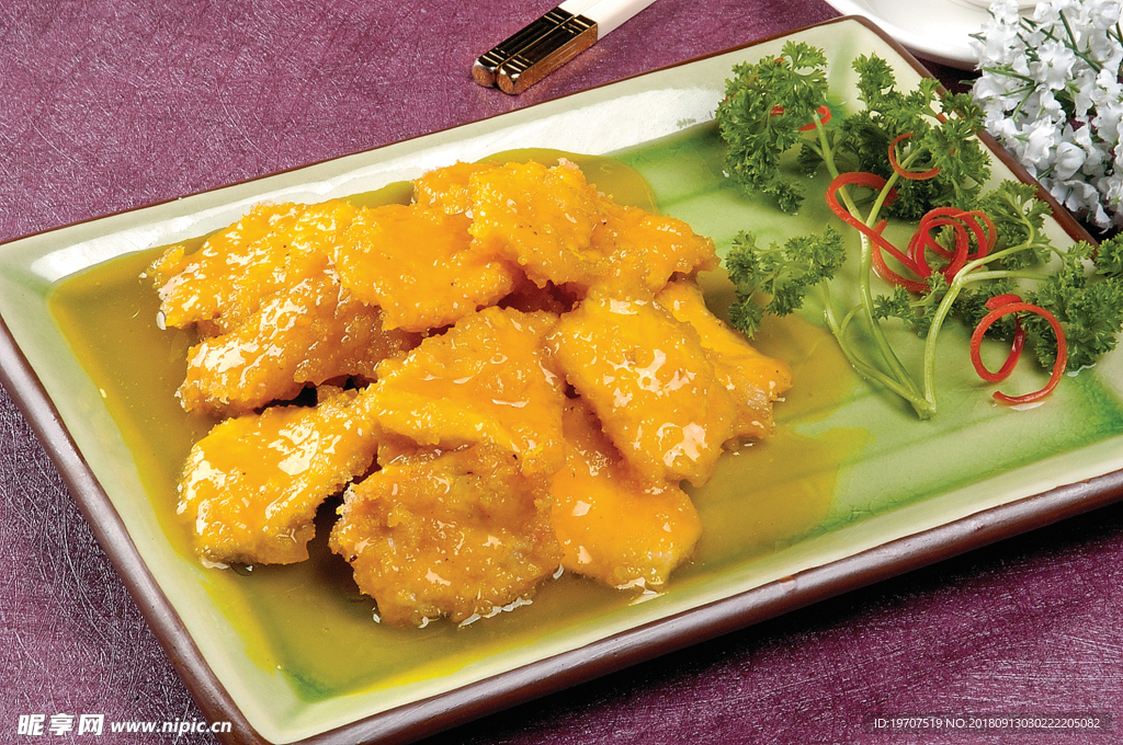 煎鸡块