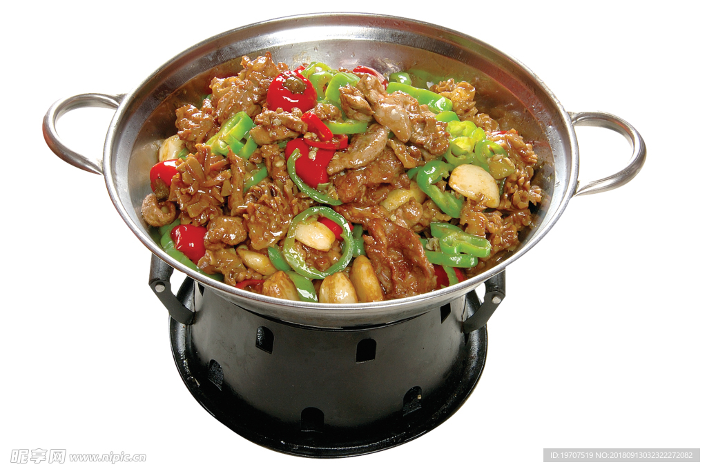 干锅鸡杂