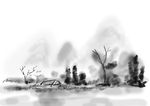 水墨风景