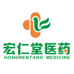 宏仁堂医药logo矢量图