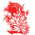 水仙剪纸