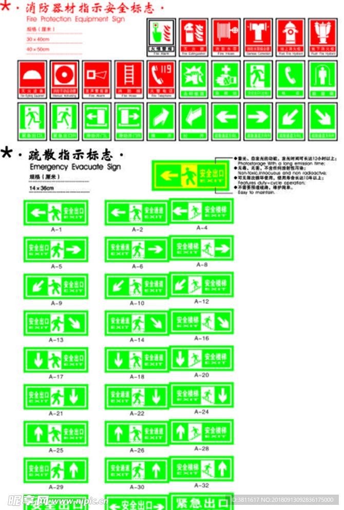 安全提示标识