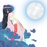 中秋节嫦娥主题原创手绘插画素