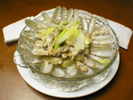 白灼海蛏