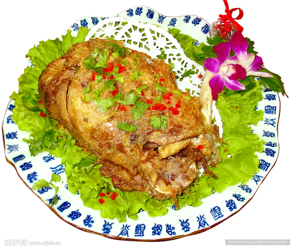 烤羊腿