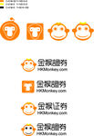 企业LOGO公司标志金猴证券图