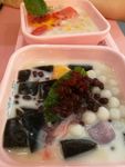 粉色甜点