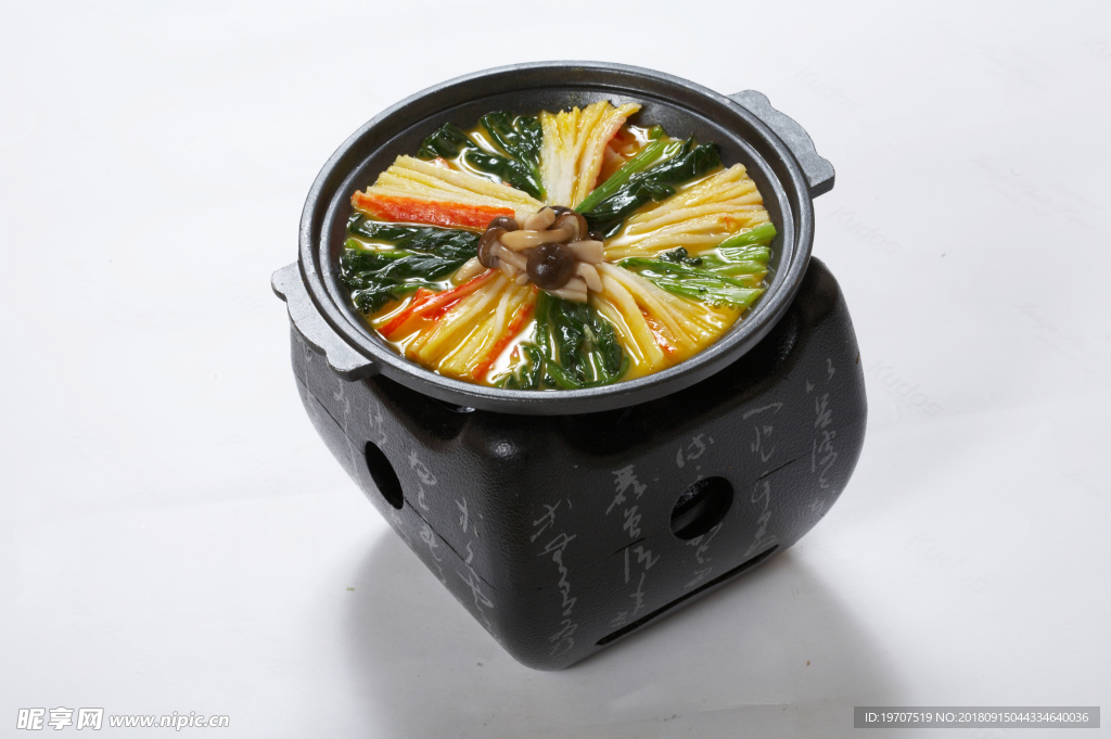 蟹柳滑锅