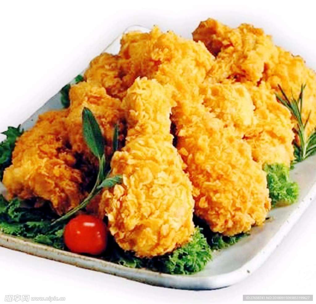 香炸鸡翅腿