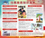 扫黑除恶宣传栏
