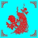 孔雀剪纸