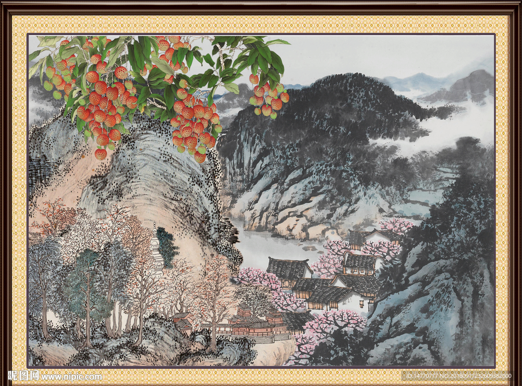 巨幅山水画
