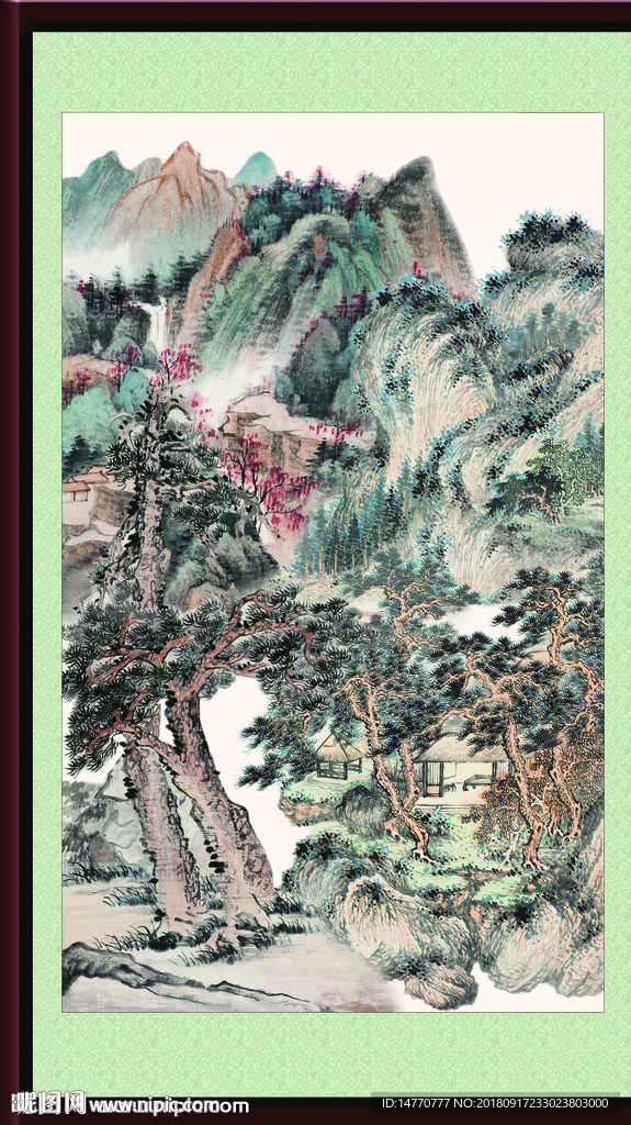 巨幅山水画