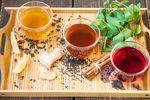 红茶和绿茶图片