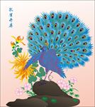 孔雀开屏