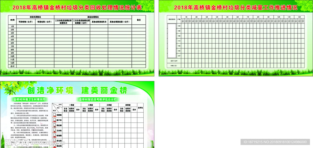 垃圾分类宣传栏