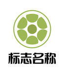 绿色农业时尚字母O标志logo