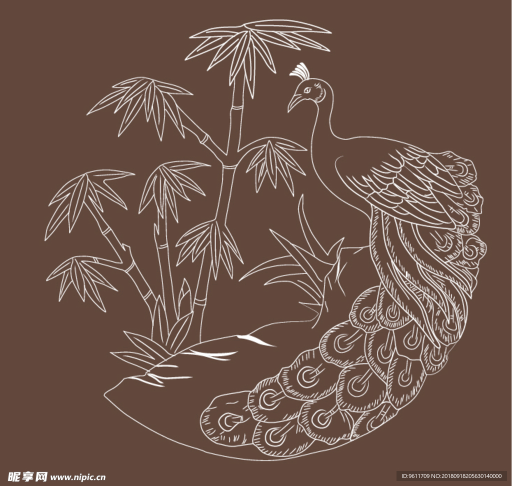 矢量花纹