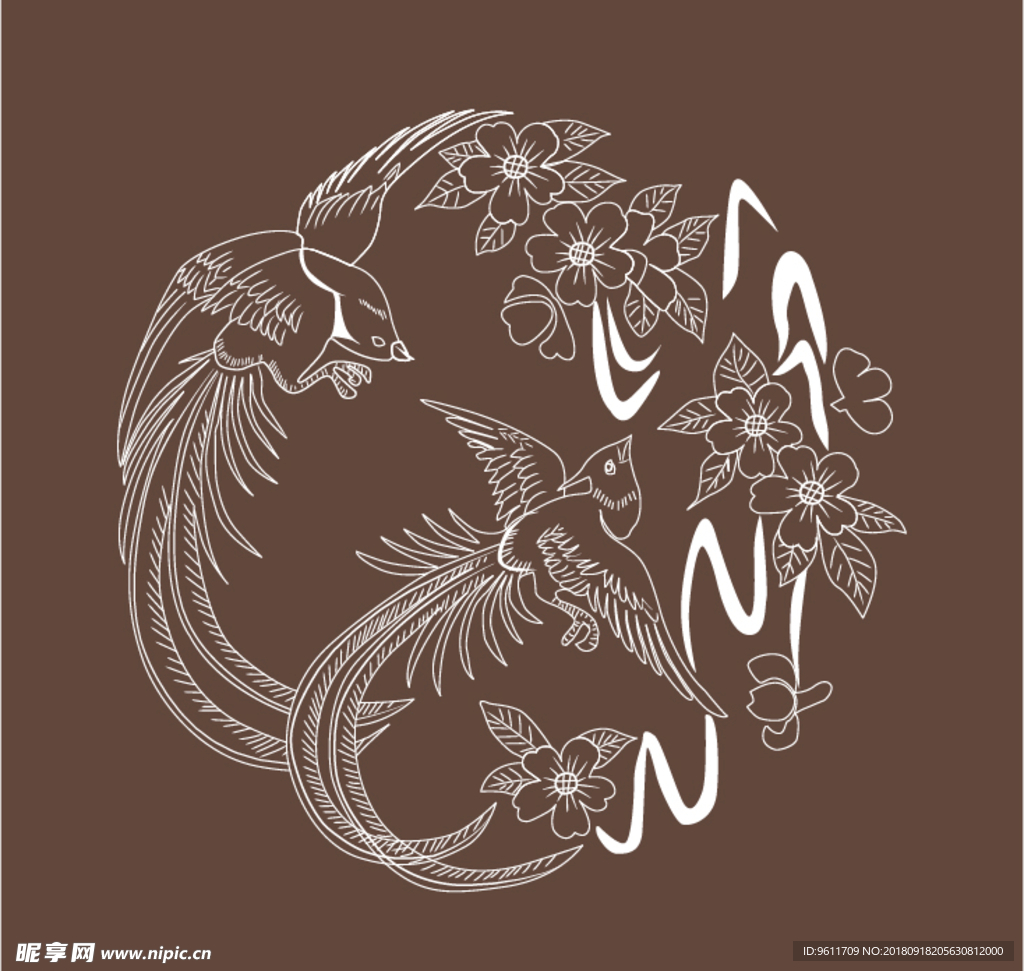 矢量花纹