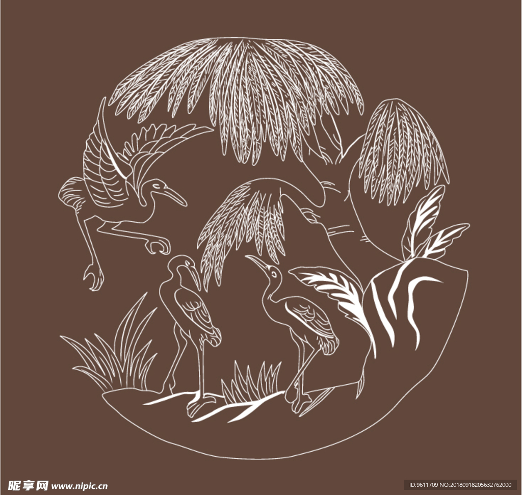 矢量花纹