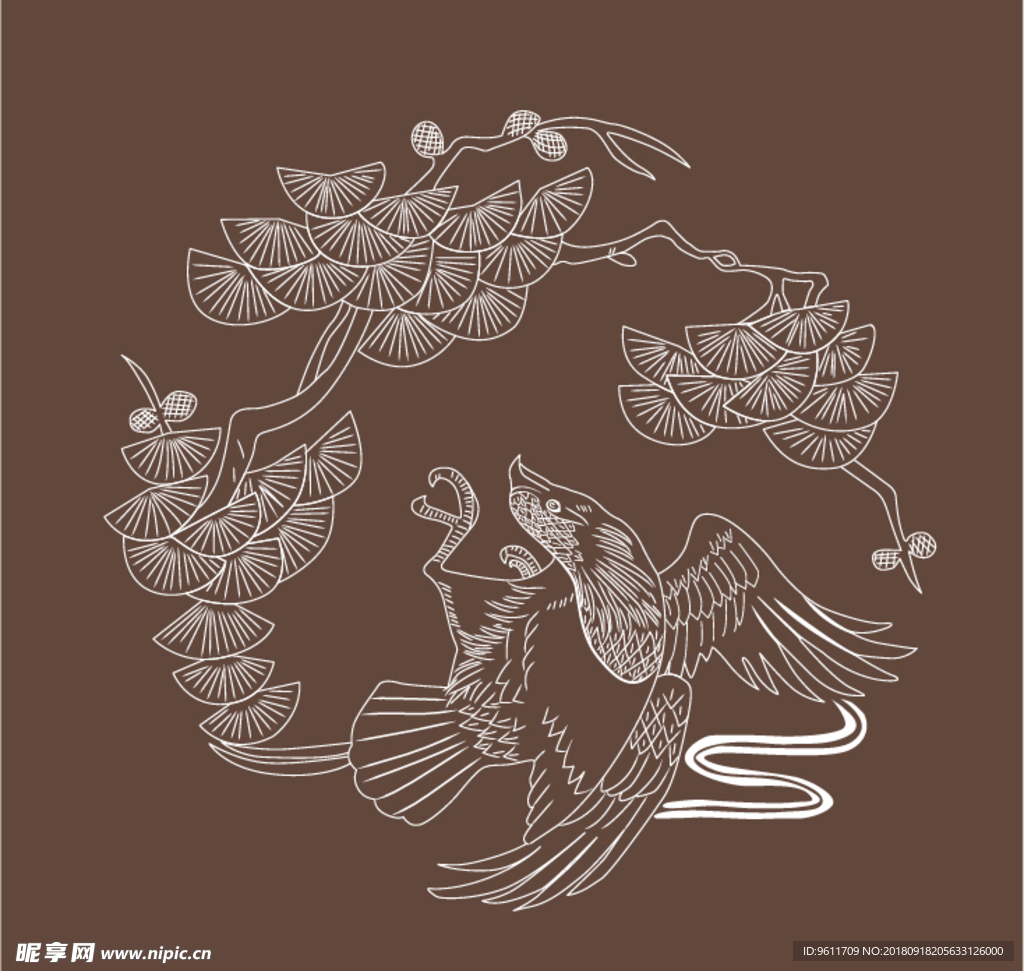 矢量花纹
