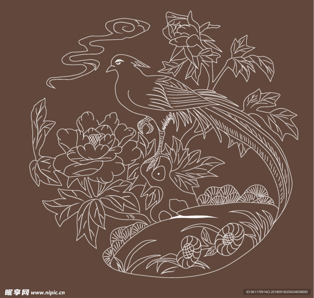 矢量花纹
