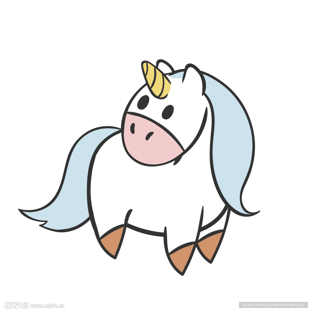 独角兽透明底