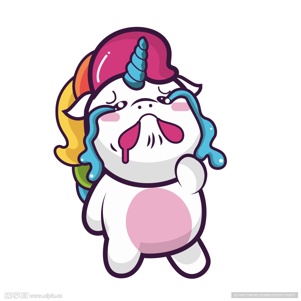 独角兽透明底