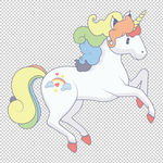 独角兽透明底