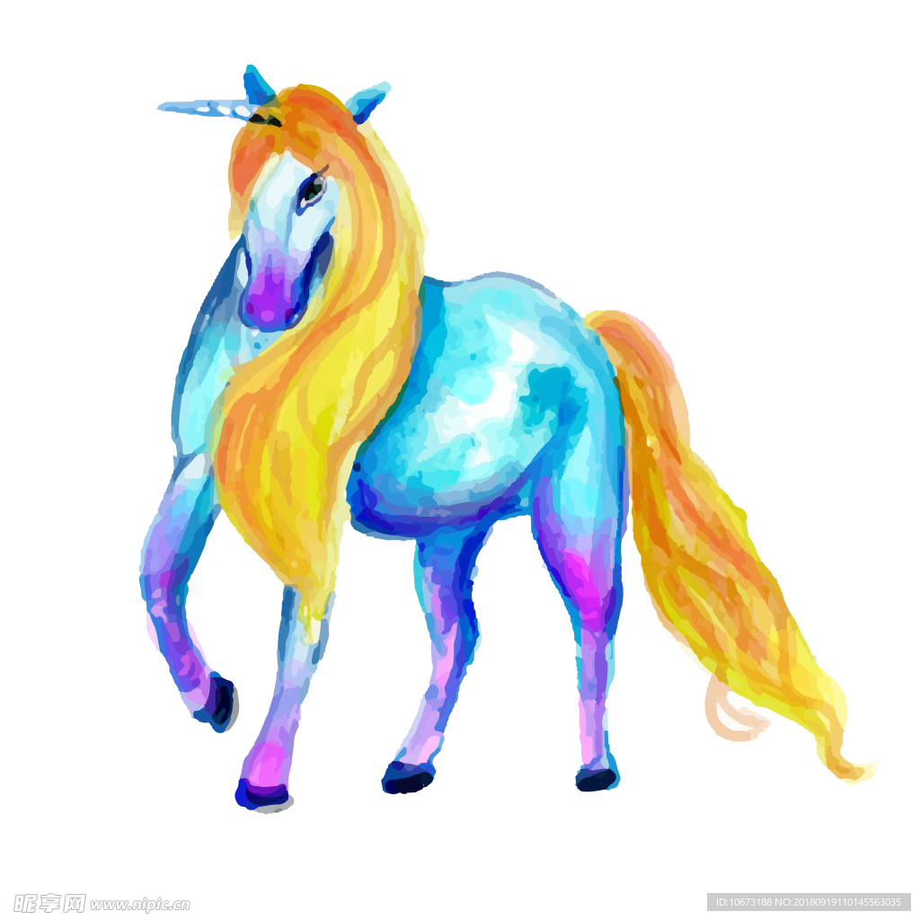 独角兽透明底