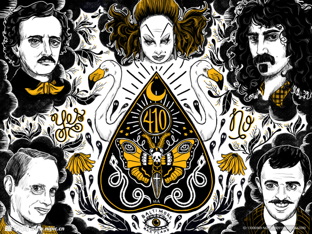 复古人物海报设计