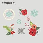卡通花版设计图案素材
