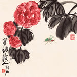 写意植物画 新中式装饰画 水墨