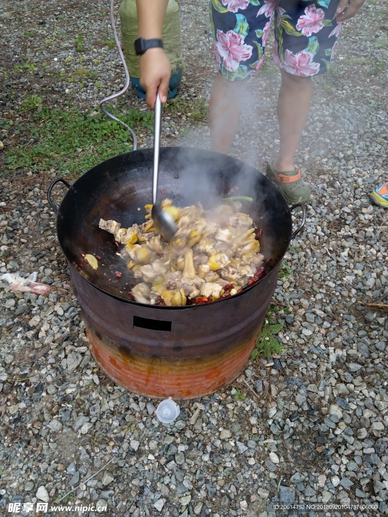 土豆炖鸡肉