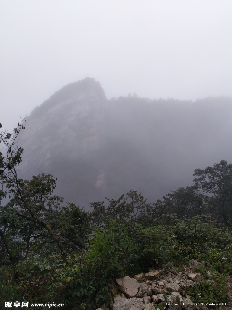 壮丽的高山风景