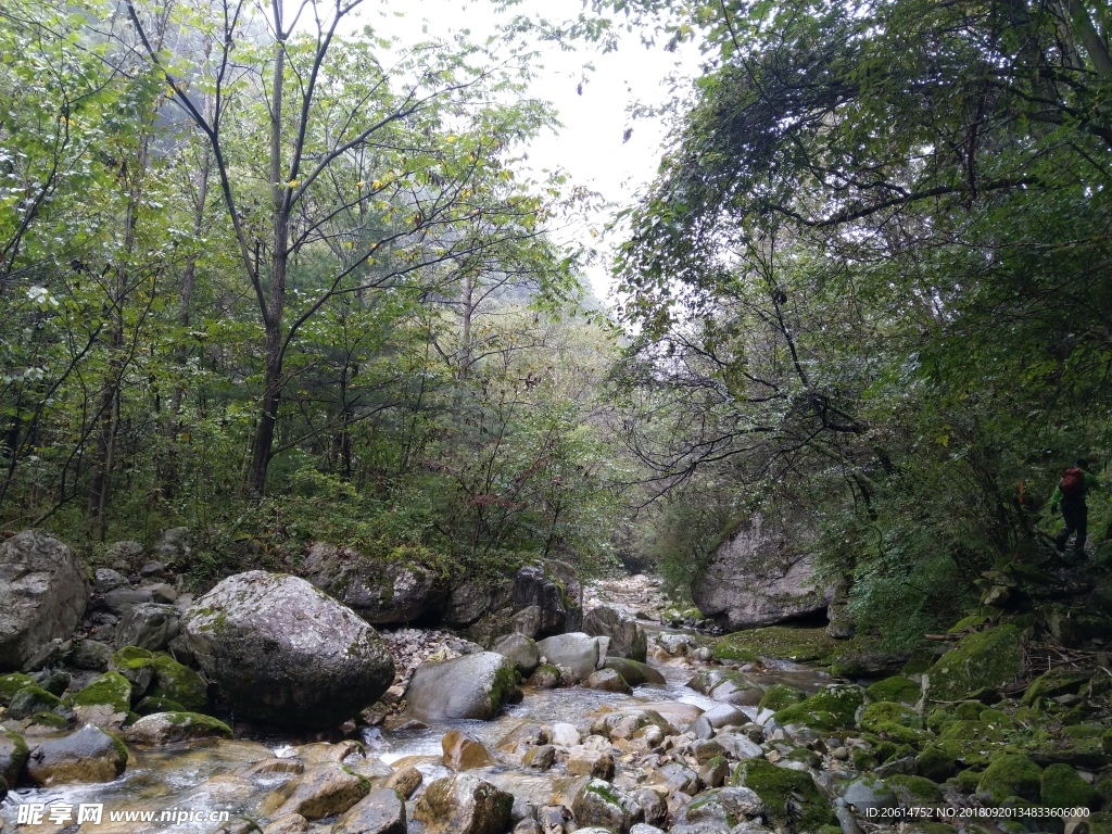 山涧溪流