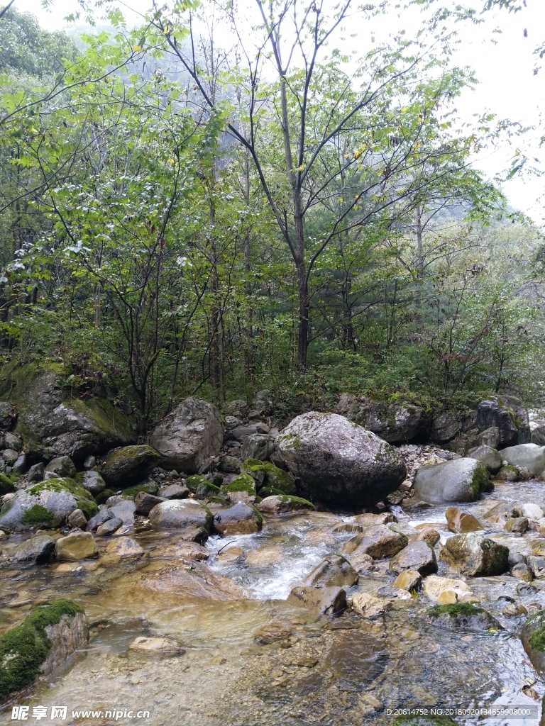 山涧溪流