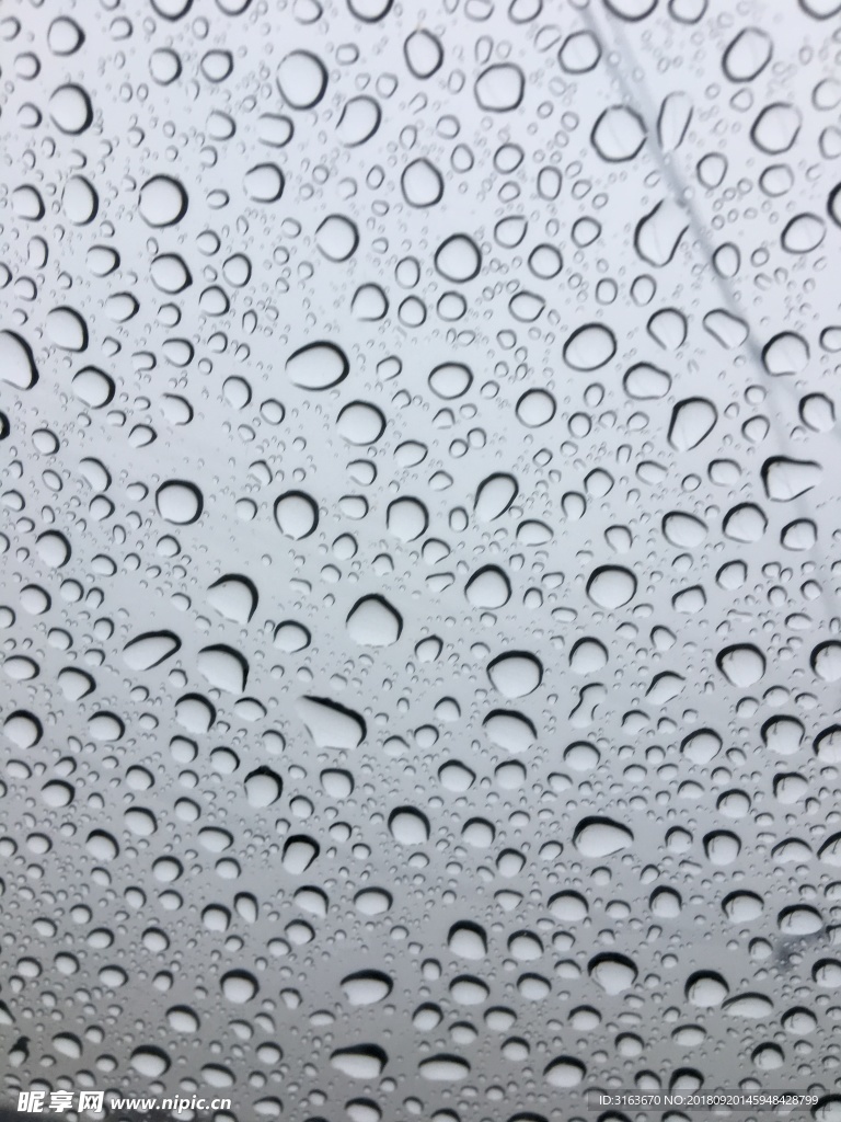 雨滴 玻璃雨滴 水滴