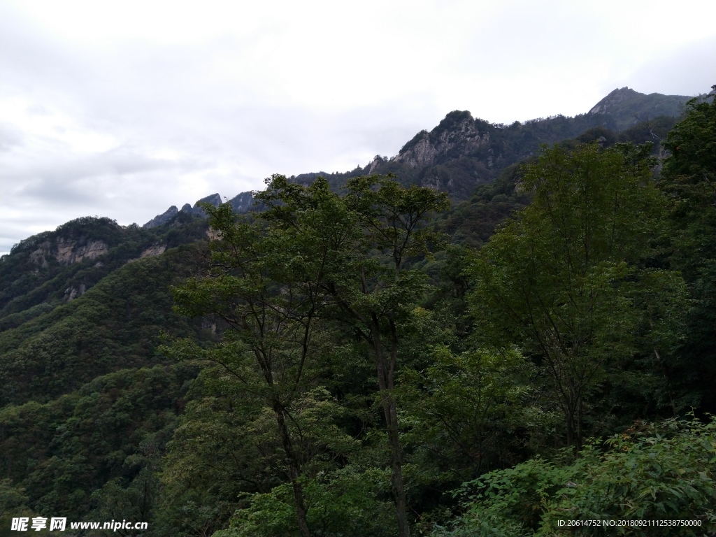 壮丽的大山风景