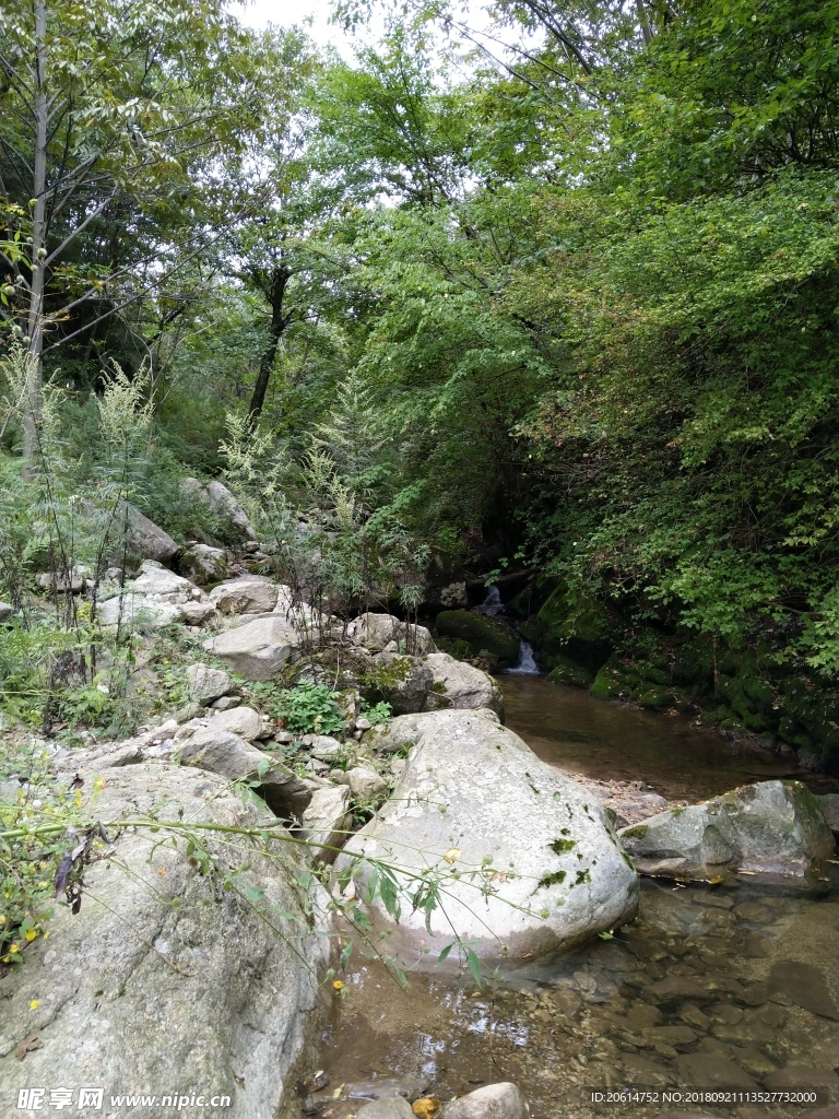 山涧溪流