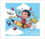 文具小男孩
