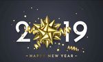 矢量2019新年晚会背景墙