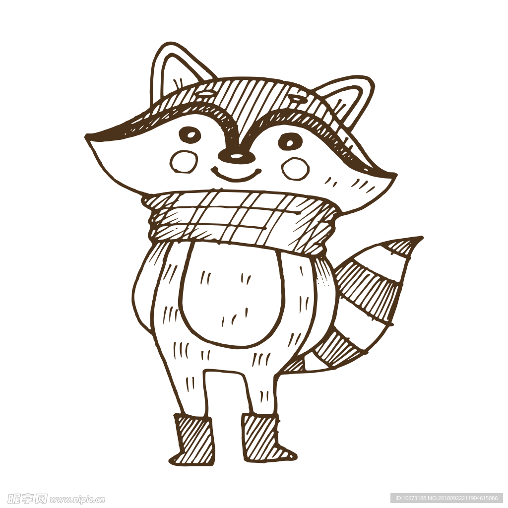 透明底狐狸