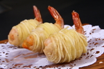 风味金丝凤尾虾