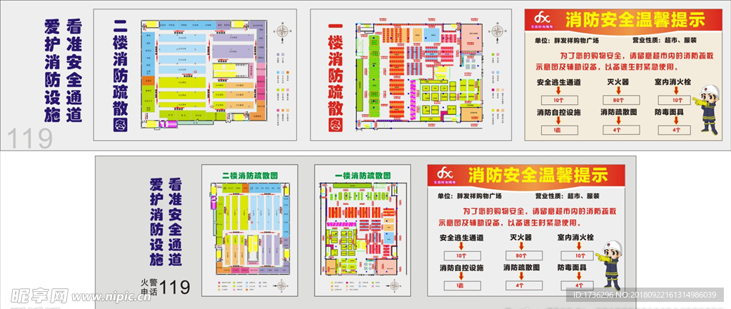 消防疏散图消防安全温馨提示