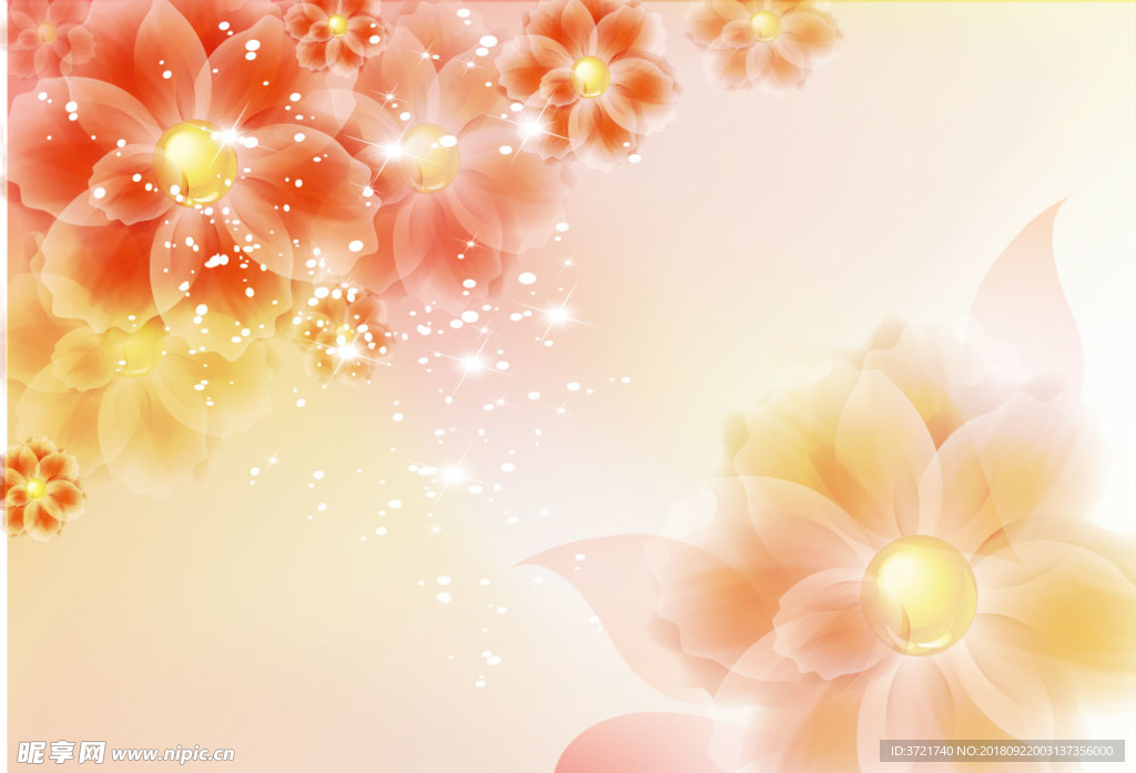 花背景