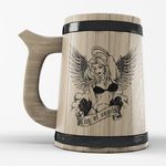 武藏木质啤酒杯